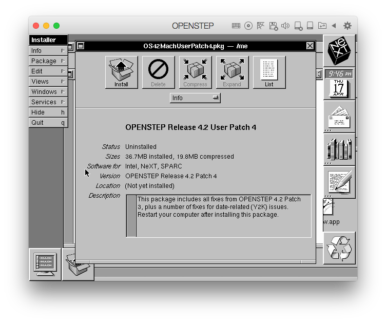 Openstep Installation Guide